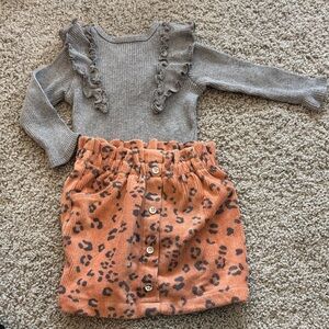 Rachel Zoe Gray Ribbed Top